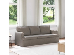 Vidaxl Sofá Cinzento-acastanhado 201 X 80 X 85 Cm Tecido