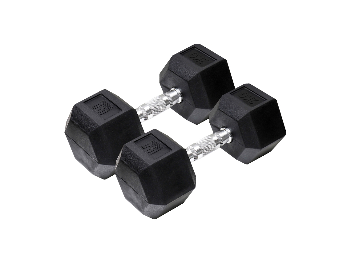 Orange Gym – Haltere Hexagonal – 2kg – Conjunto De 2