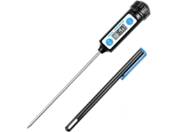 Termômetro Culinário Digital de Cozinha com Sonda Longa e Visor Lcd para Alimentos, Carne, Óleo Leite. AQUAFORGE