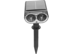 Conjunto De 2 Refletores Solares Led Para Exterior, Luzes Solares Decorativas Para Paisagismo Gokoco
