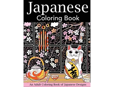 Livro Japanese Coloring Book Japan Coloring Book de Creative Coloring (Inglês)