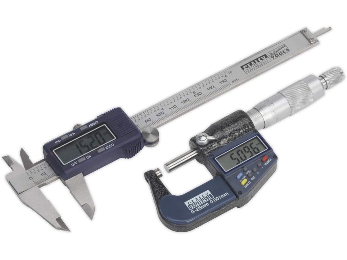 Conjunto De Medição Digital Ak9637d (2 Peças)