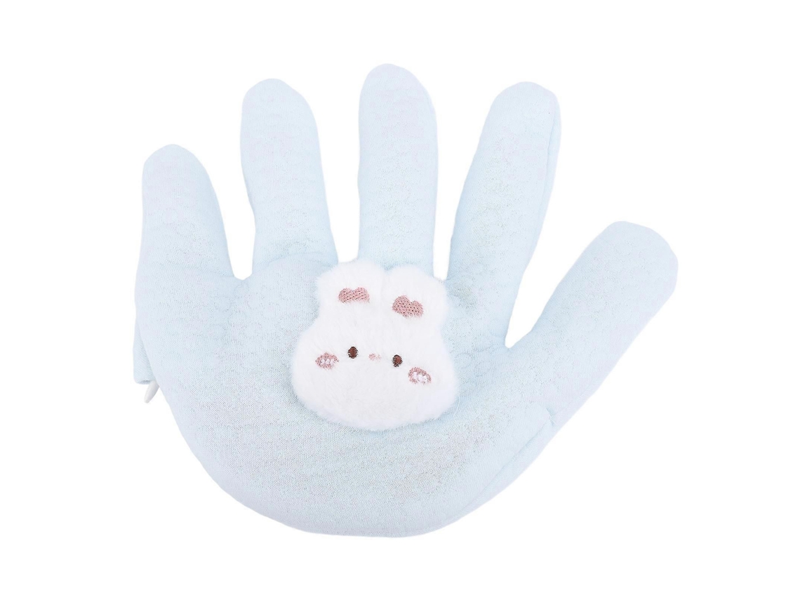Palmilha Calmante para Bebês com Recheio de Sementes de Cássia, Suave e Anti sobressalto para uma Noite de Sono Tranquila, Azul. TAISHENGDA