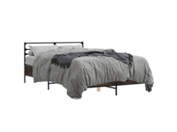 Estrutura de Cama 120x200 Cm Derivados Madeira/metal MAISON EXCLUSIVE