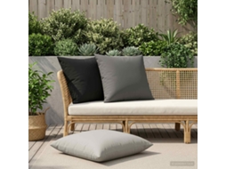 Vidaxl Capa Almofada 2 Pcs Heerlen Cinzento 65 X 65 Cm Poliéster