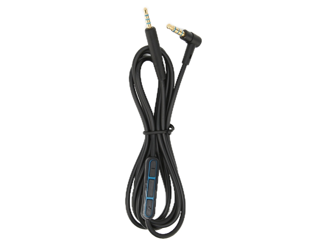 Cabo de Fone de Ouvido EOOCOO compatível com Bose Qc25, controle de volume