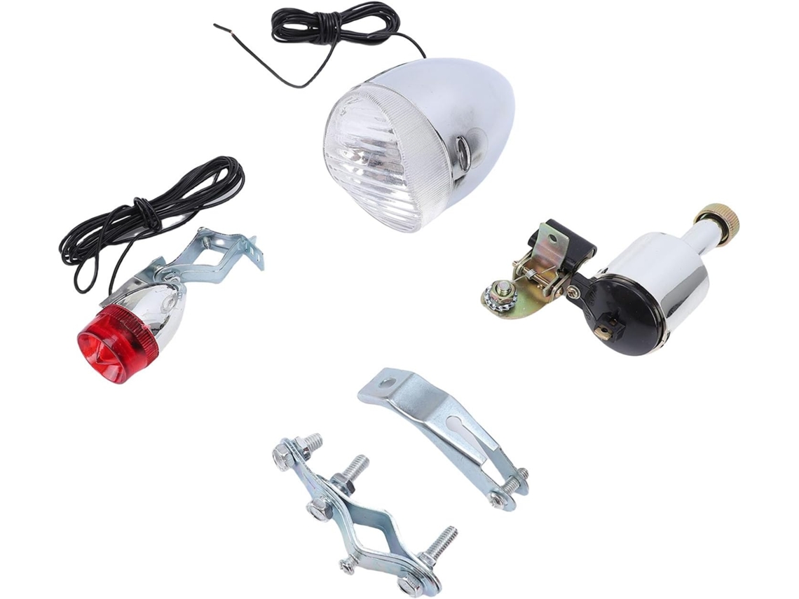 Kit De Luzes Para Bicicleta, Farol E Lanterna Traseira Led 6w