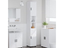 Vidaxl Armário De Banheiro Branco 30 X 35 X 192 Cm