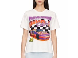 Rockinstone Talladega Nights Movie Ricky Racer White Adult T-shirt Size:s