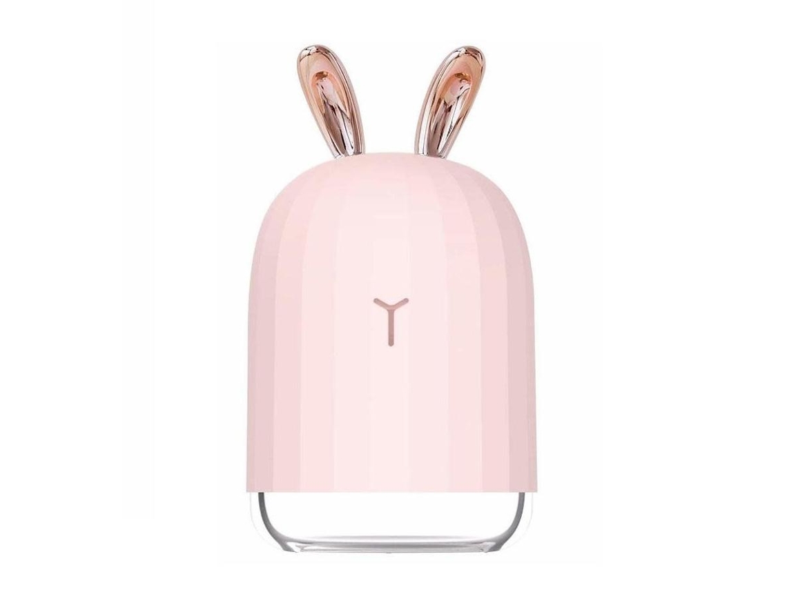 Lindo Umidificador em Formato de Coelho, Rosa BRILVIBERA