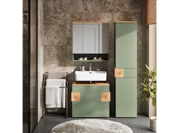 Conjunto Mobiliário Casa de Banho Edén 3 Peças Verde 184,2 Cm VICCO