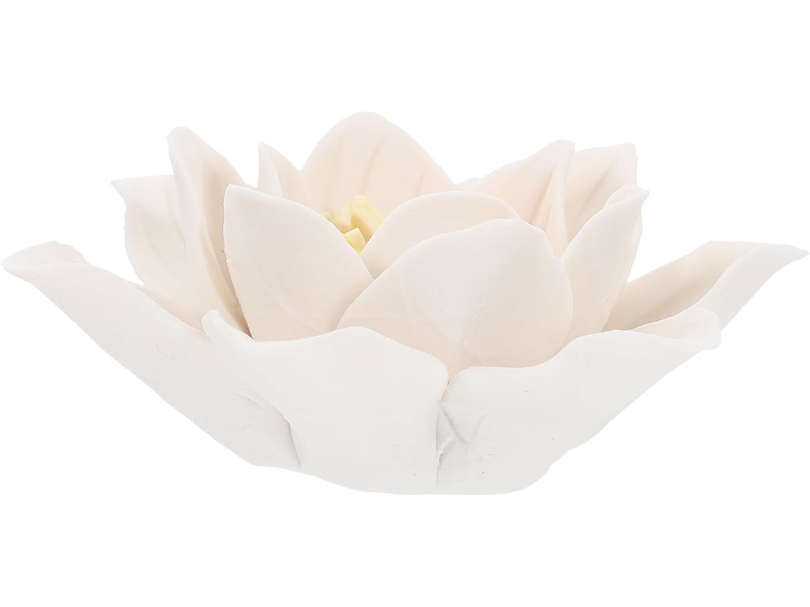 Decoração Parede Floral Cerâmica Branca Elegante Quarto Espaços Interiores Estilo Moderno Simples Design GOKOCO