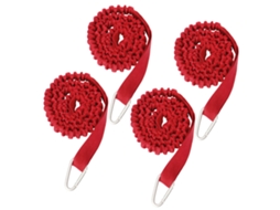 4 Pack Cinto De Remo Kayak Elástico Enrolado Leash Para Sup Canoagem Pesca Canoa Remo