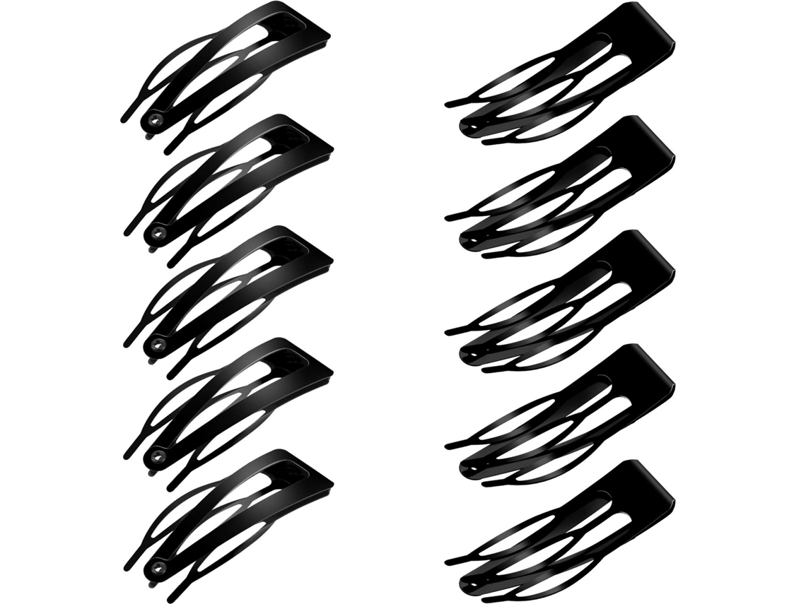 Barretas Elegantes De Cabelo De Metal, Clipes De Cabelo Duplo Para Mulheres Perfeito Para Desgaste Diário E Ocasiões Especiais