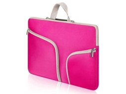 Bolsa Para Laptop À Prova Dágua 13 X 9,1 Polegadas Com Bolso Com Zíper Para Macbook Samsung Chromebook Hp Acer Lenovo Vermelho Rosa Slowmoose