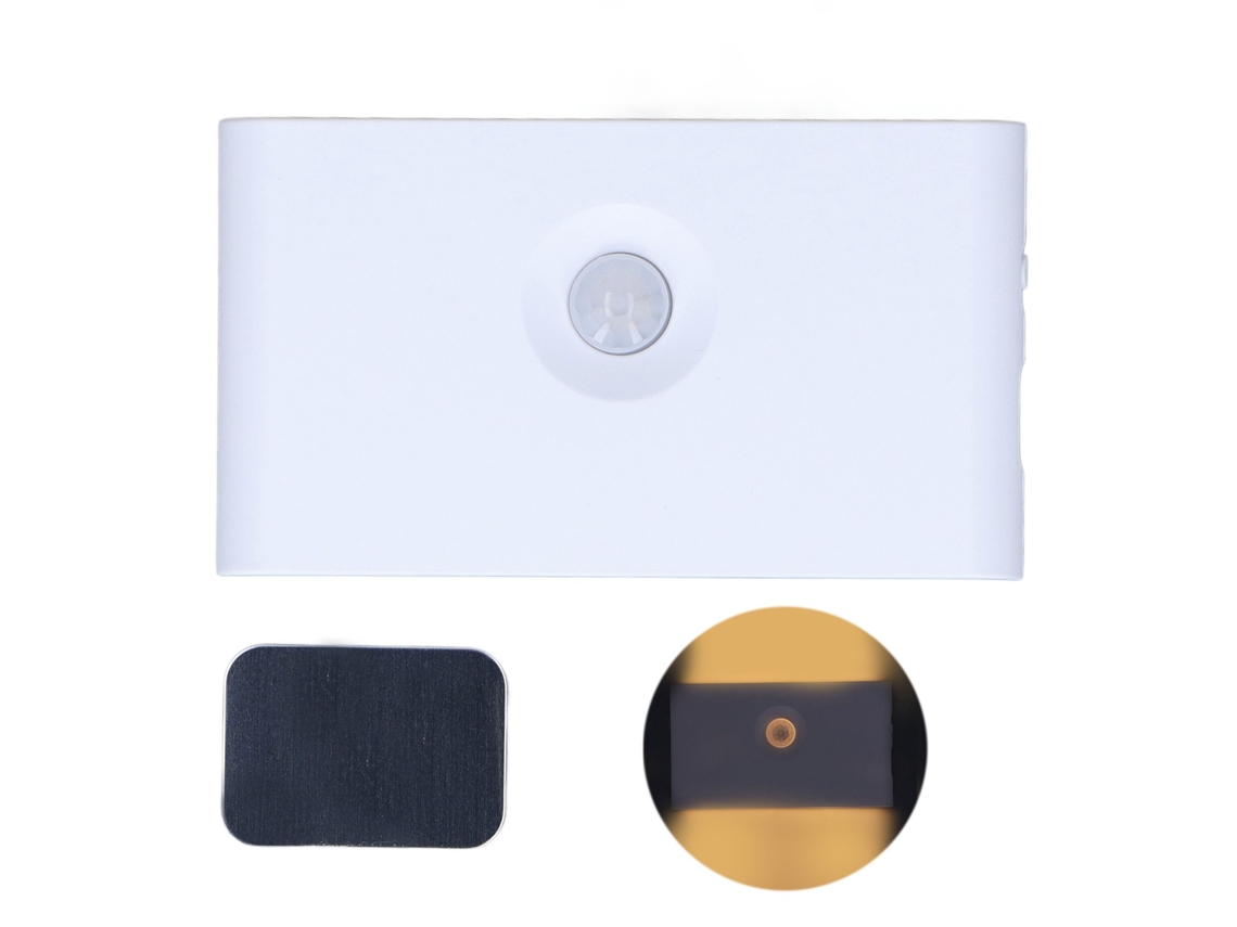 Luz Noturna Led Inteligente com Sensor de Movimento Magnética Carregamento Usb para Corredor Armário