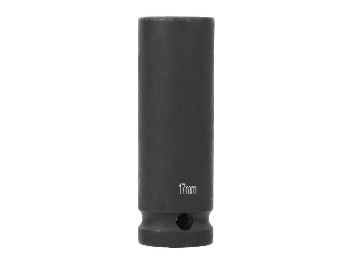 Chave De Impacto Profunda 1/2 Polegada 17mm Métrica 6 Pontos Hexagonal Socket