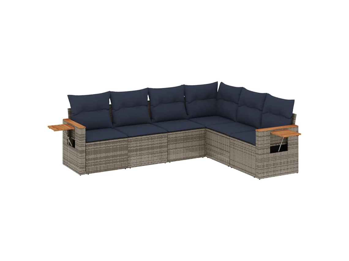Garden Sofa Set, Garden Sofa Sets Vidaxl Cinzeto Rattan / Vime (n/a)