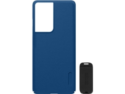 Capa Samsung Galaxy S21 Ultra Nillkin Função Suporte Azul