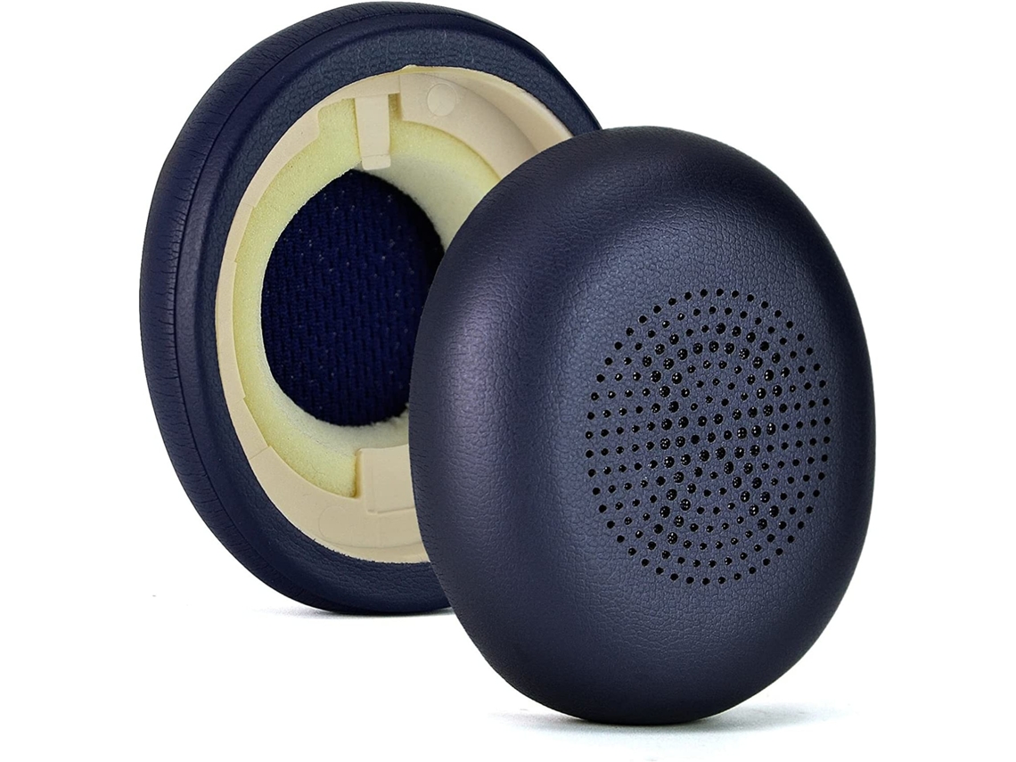 Almofadas Zruxe Para Jabra Elite 45h E Evolve2 65/40 (par, Azul, Espuma De Memória)