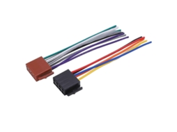 Conjunto De 2 Adaptadores De Chicote Iso Em Abs E Metal Para Som Automotivo Conector De Substituição Para Modelos Compatíveis Hengjian
