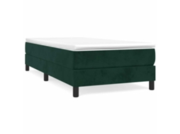 Box Spring Bed, Box Spring Beds Vidaxl Verde Veludo (90 X 190 Cm)