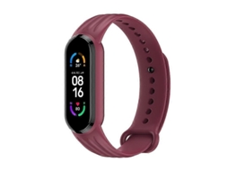 Pulseira De Silicone Com Textura De Salgueiro Para Xiaomi Mi Band 6/5