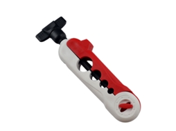 Enrolador de Linha MDUG portátil em plástico ABS, branco e vermelho