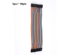 Fios Jumper Coloridos Laxiscreed De 40 Pinos, Várias Medidas, Compatíveis Com Breadboards E Pcb