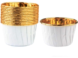 Conjunto De 50 Forminhas Para Cupcakes, Formas Muffins, Papel Alumínio Antiaderente, Metal Bolos Uso Doméstico.