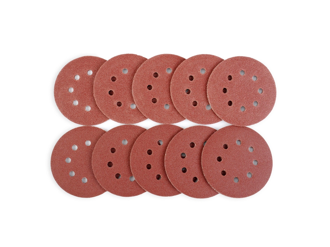 Lixa de 125 Mm, 60 Unidades, Grão de Lixa 10x 40/60 BRILVIBERA