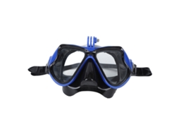 2026rebe-óculos De Mergulho Snorkel Hd Impermeáveis Antifumaça Com Tampa Nariz Para Homem Mulher Azul