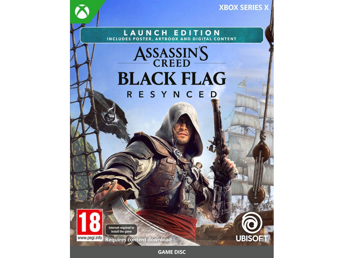 Pré-venda Jogo Xbox Xs Assassins Creed Black Flag Resynced D1