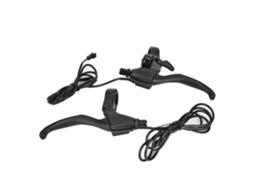 Alavanca de freio Business com campainha para bicicleta elétrica, alumínio preto | S/MARCA