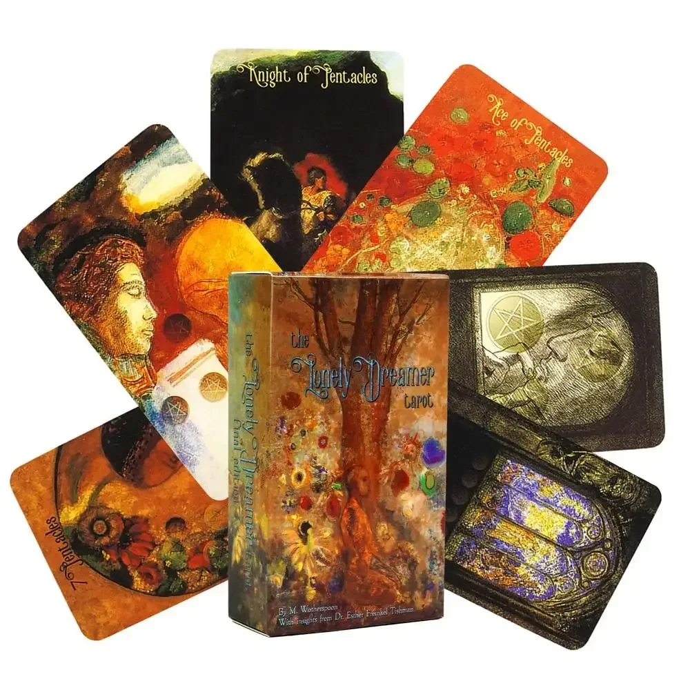 o Baralho de Tarô The Lonely Dreamer, Baralho de Adivinhação, Versão em Inglês, Cartas Oráculo, Jogo de Tabuleiro MDUG