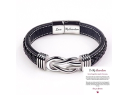 2026 pulseira para Filho/neto com Cartões, Pulseira Masculina, Presente Inspirador de Aniversário para Homens