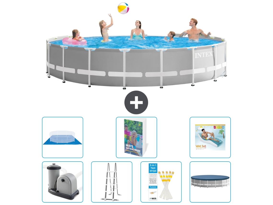 Intex Piscina Prism Frame Redonda - 549x122 Cm - 8-peças S670