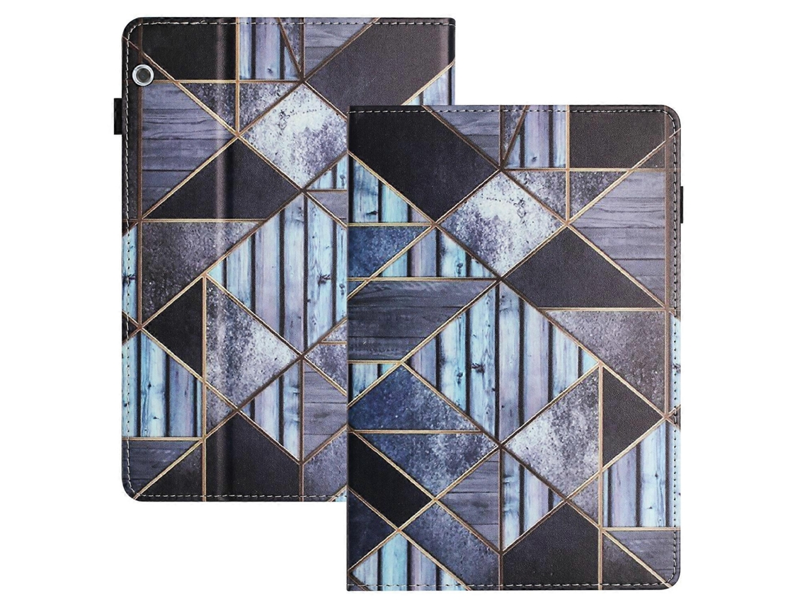 Capa de couro inteligente com textura de lichia Webake para tablet