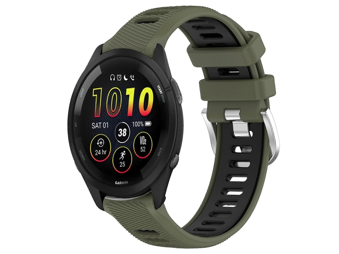 Pulseira De Silicone Com Fivela De Aço Bicolor Xdfind Sports