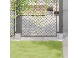 Vidaxl Bases De Poste Quadradas 12 Pcs Prata 91x91 Mm Aço Galvanizado
