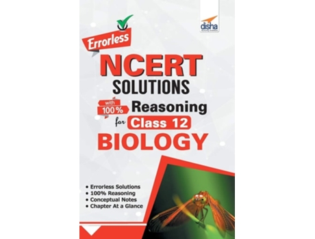 Livro Errorless Ncert Solutions With With 100 Reasoning For Class 12 Biology De Disha Experts (inglês)