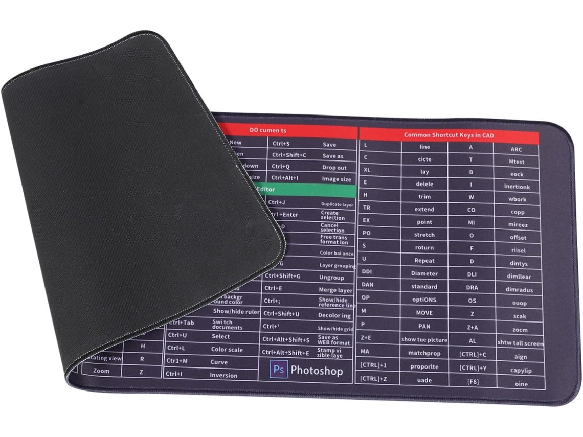 Mousepad Tamanho Xl, Ideal Para Escritório, Com Base Antiderrapante E Design Macio E Confortável Para Jogos Em Pc/laptop.