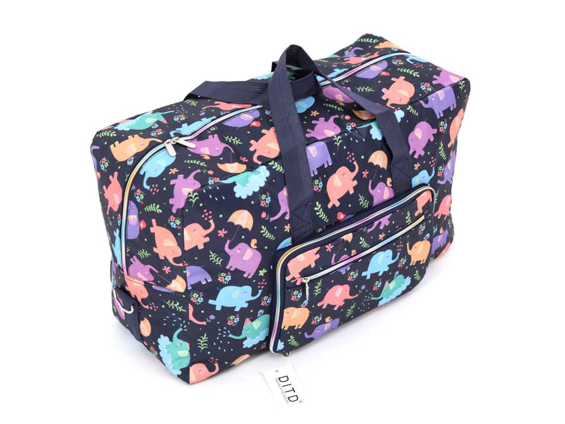 Mala de Viagem Dobrável Grande, Ideal para Bagagem Mão, Viagens Fim Semana e Curtas, com Alça Ombro. AQUAFORGE