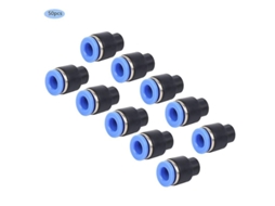 50pcs Plug De Tubo Pneumático Capa Plástico Latão Inserção Rápida Anel Oval Para Hotel