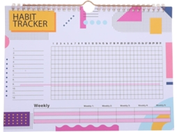 Planejador De Suivi Des Habitudes Journal Em Papel Branco Quotidien Para Aprender E Organizar Facilmente Em