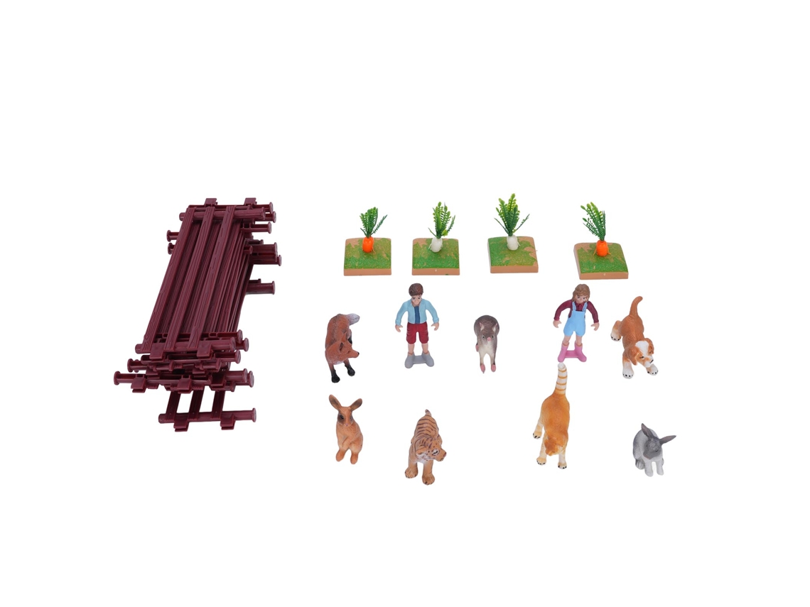 Primerox figurinhas de Animais de Fazenda Realistas Brinquedos Educativos com Detalhes