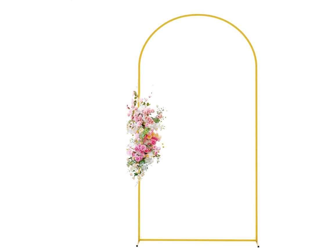 Arco de Casamento em Metal, Suporte para Porta Suporte Dourado para Arco de Casamento, Estrutura para Arco de Casamento CHABERLU