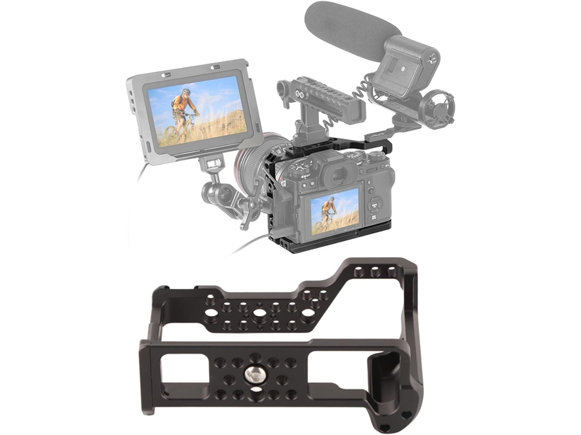 Suporte Gugxiom Com Alça Em L De Metal Para Xt2, Xt3, Com Múltiplos Furos Para Parafusos, Compatível Com Tripé E Gaiola