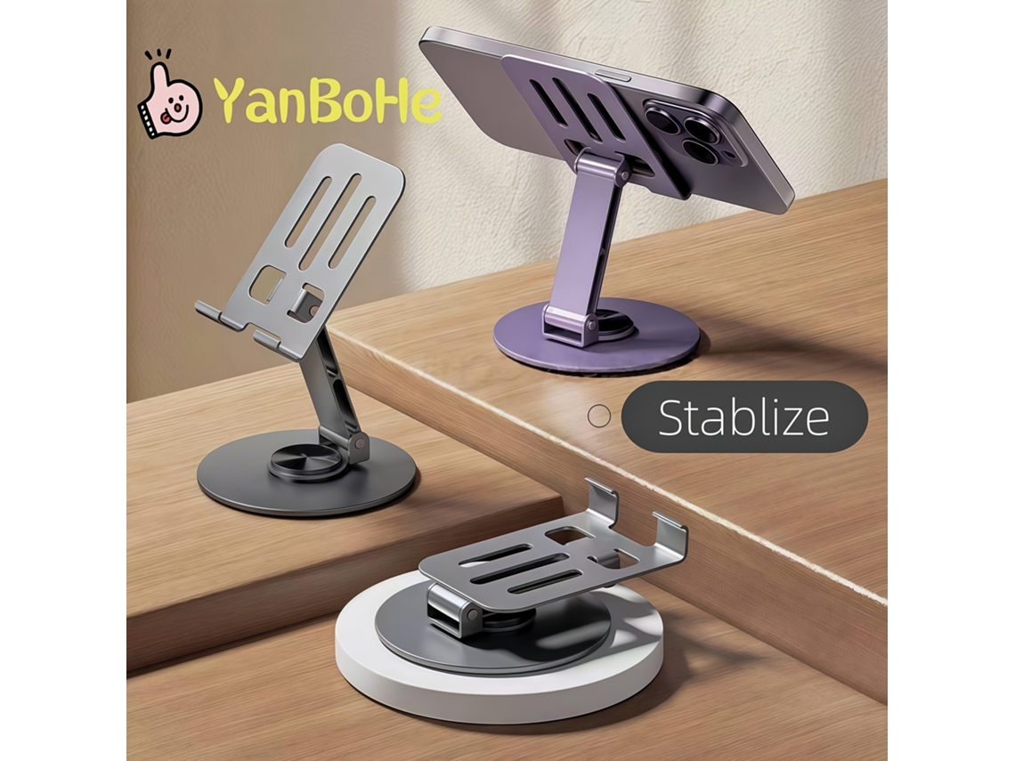 Suporte Dobrável para Celular com Rotação 360 STELASPLEN