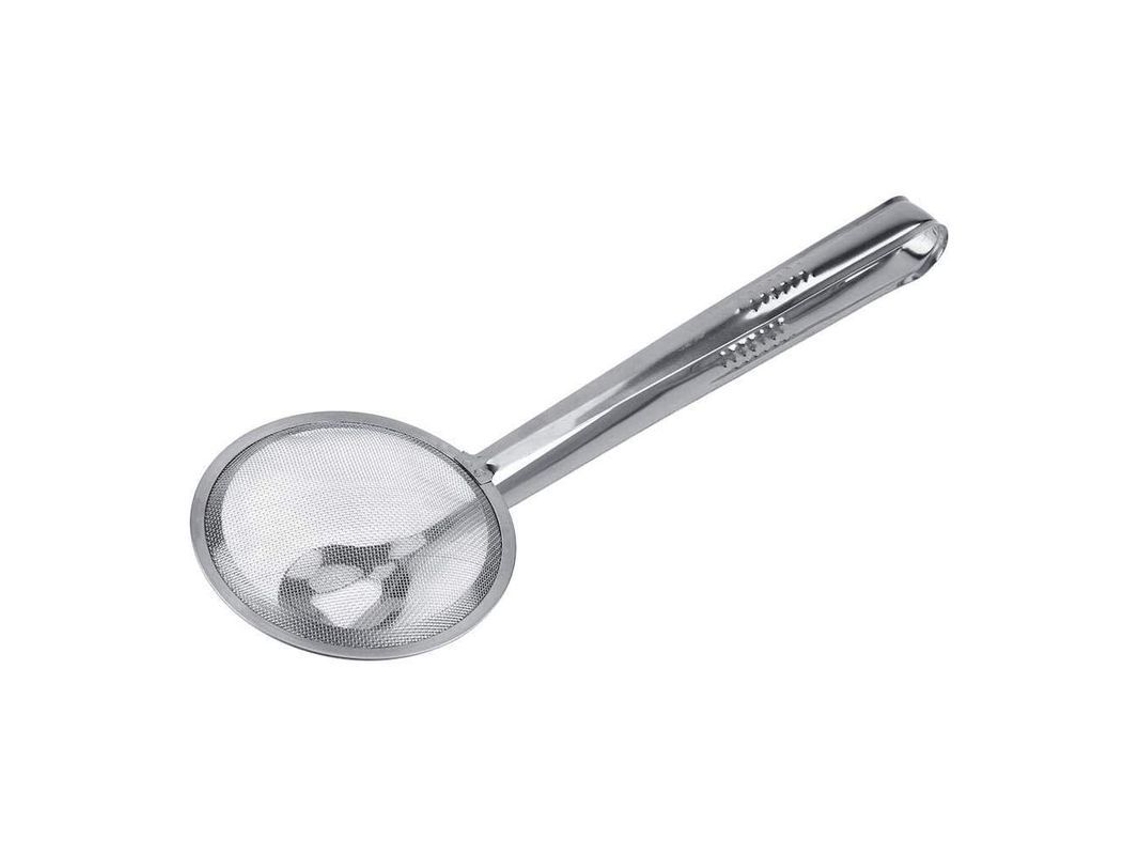 Filtro de óleo 2 em 1 Rebe-pinza, coador multifuncional com tela e pinça para cozinha.